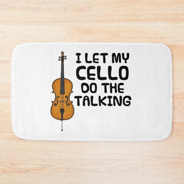 Item preview, I Let My Cello Do The Talking, Cellist Introvert Funny designed and sold by doodlerob.