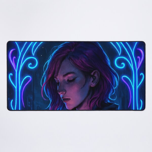 Item preview, Neon Metamorphosis – A Cyberpunk Awakening designed and sold by AbstractAnom.