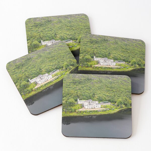 Item preview, Kylemore Abbey from Above – Aerial Photography of Historic Irish Castle and Gardens designed and sold by Martindoran.