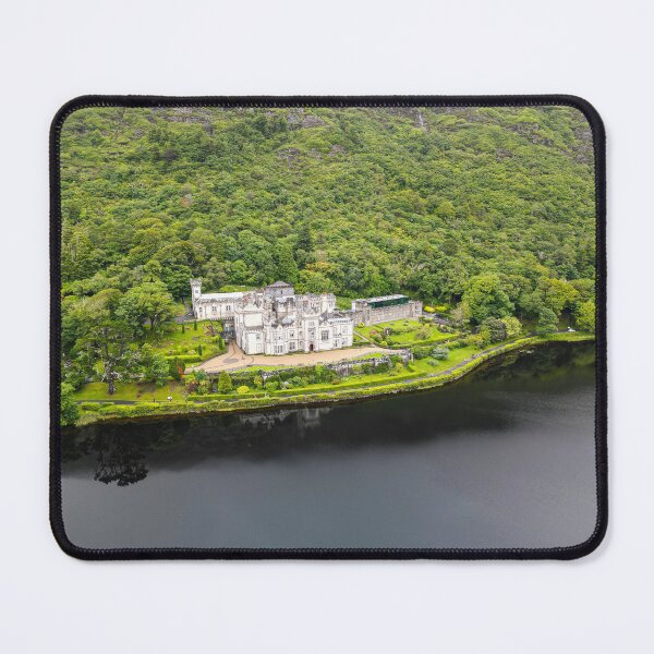 Item preview, Kylemore Abbey from Above – Aerial Photography of Historic Irish Castle and Gardens designed and sold by Martindoran.