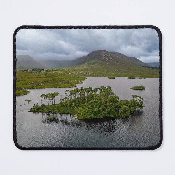 Item preview, Pine Island from Above – Aerial Landscape Photography of Connemara, Ireland designed and sold by Martindoran.