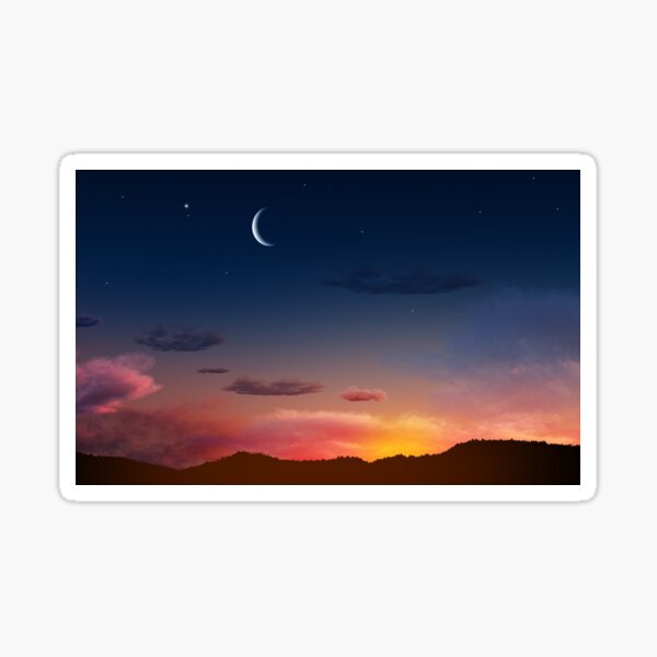 Sunset by Alex Sticker