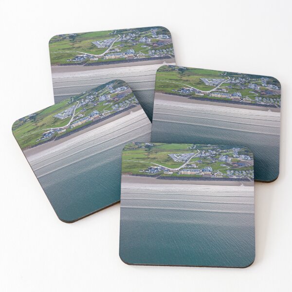 Item preview, Calm Sea Waves – Coastal Town Aerial Photography, Ireland designed and sold by Martindoran.