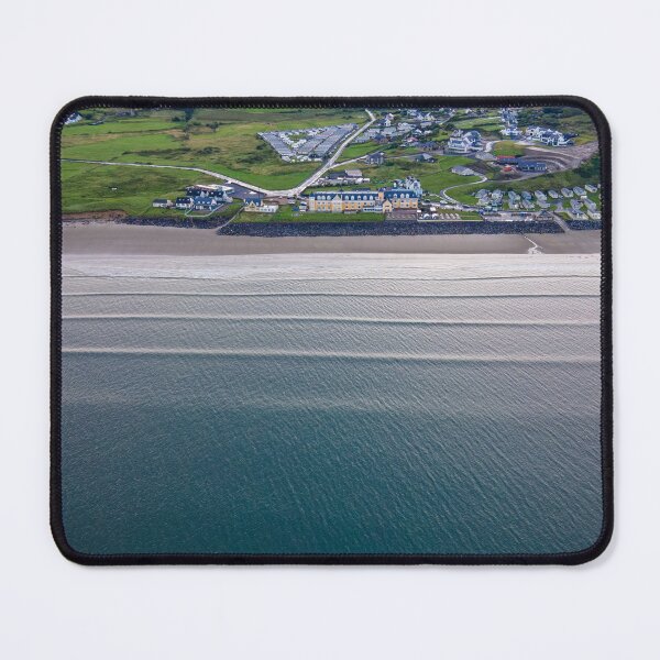 Item preview, Calm Sea Waves – Coastal Town Aerial Photography, Ireland designed and sold by Martindoran.