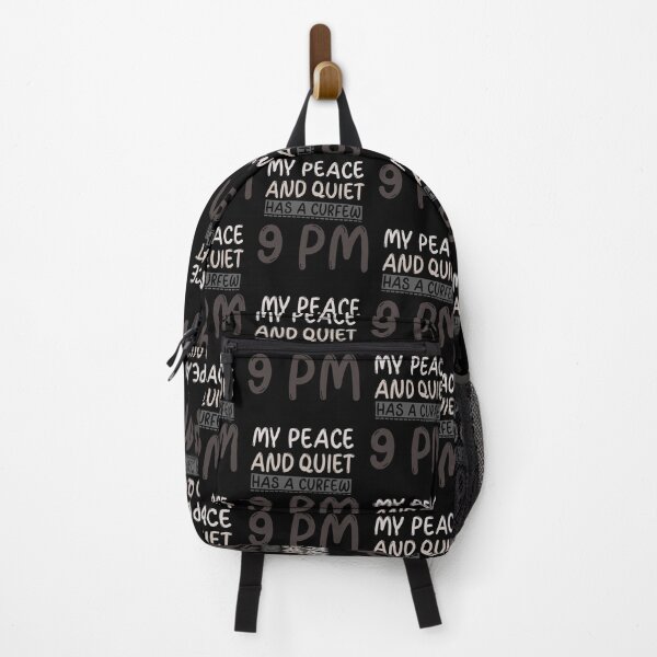 Item preview, My Peace And Quiet Has A Curfew - 9 PM - Funny Mom Dad Gift designed and sold by celcino-studio.