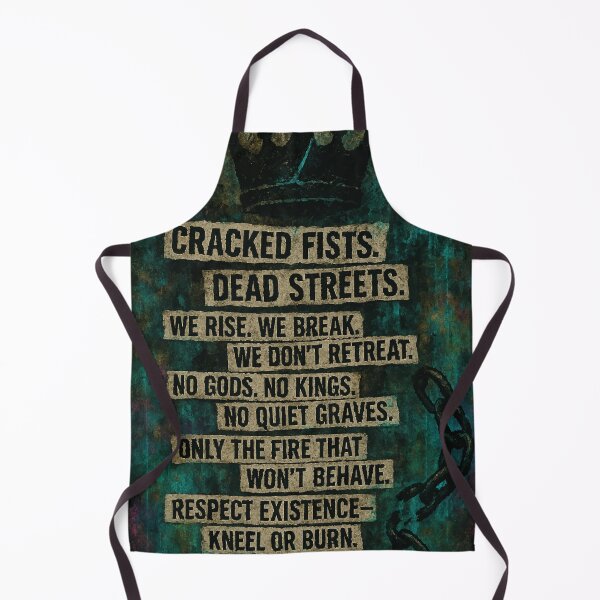 Item preview, Cracked Crowns and Broken Chains – A Rebel’s Anthem designed and sold by AbstractAnom.