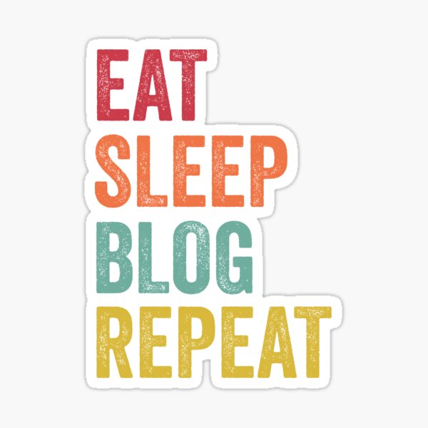 Item preview, Eat Sleep Blog Repeat designed and sold by SarahJisri.