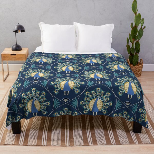 Item preview, Peacock damask designed and sold by Karin Schön.