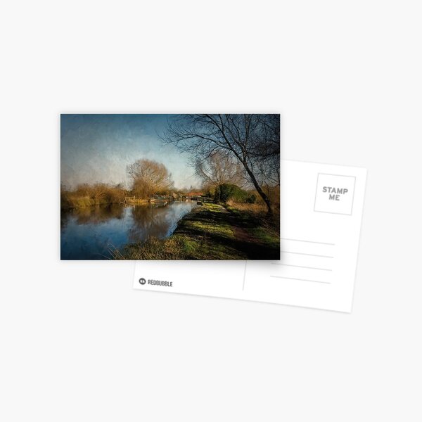 Item preview, The Kennet and Avon in Oil Painting Style designed and sold by IanWL.