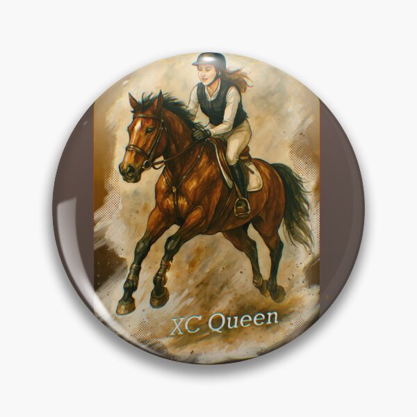 Item preview, XC Queen - Cross Country Horse Riding Poster designed and sold by Taylor’sGrabBag.