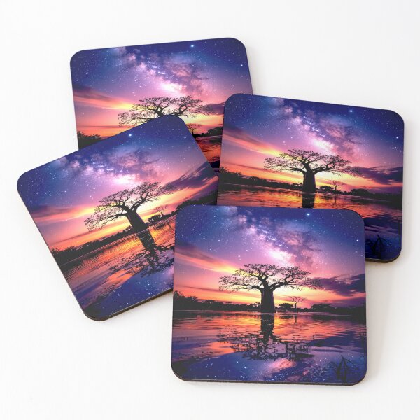 Item preview, Baobab Tree Under the Milky Way designed and sold by Exodoi.