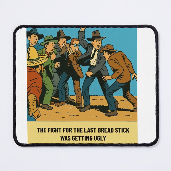 Item preview, Bread stick fight designed and sold by Living In An Earlier Age.