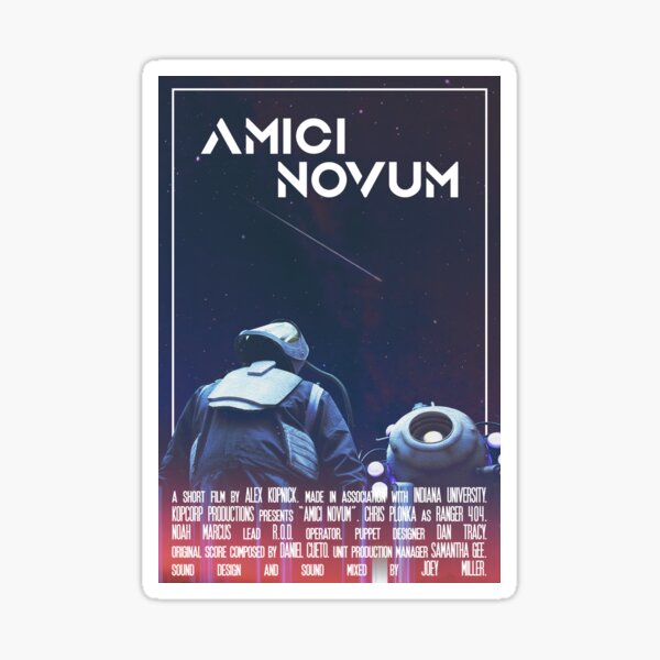 Amici Novum Poster Sticker