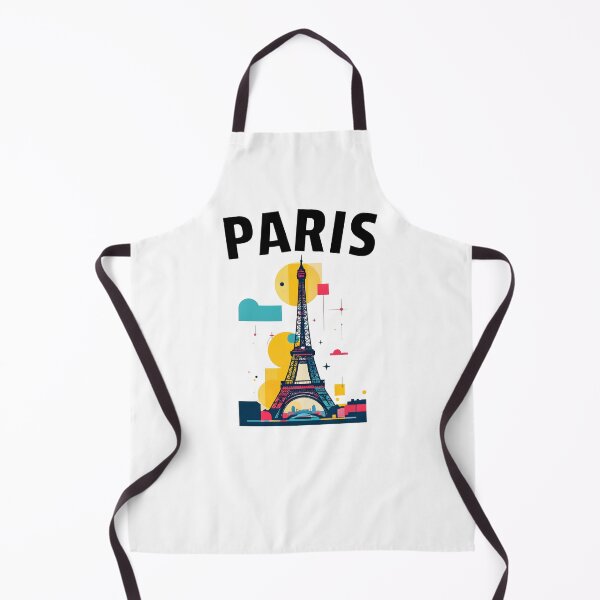 Item preview, Colorful Paris Eiffel Tower – Retro City Travel Art designed and sold by Fragy72.