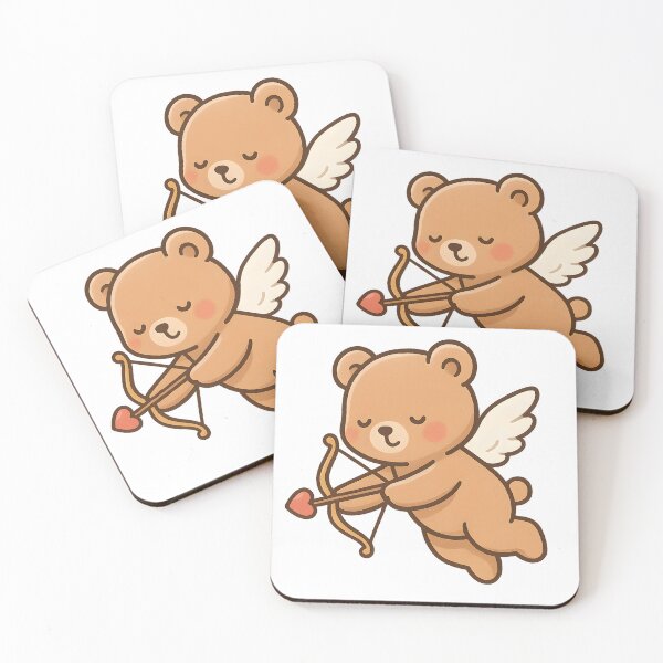 Item preview, A little bear with wings, playing Cupid, shoots an arrow of love. designed and sold by CHAMP639.