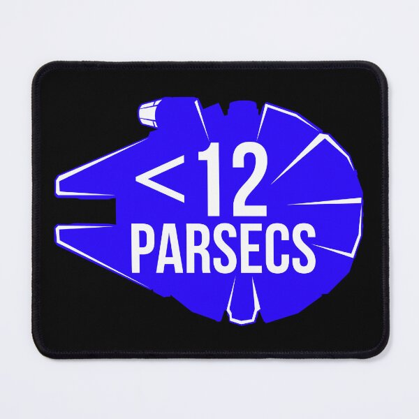Item preview, Less than 12 Parsecs 2 BLUE designed and sold by stevegraphix.