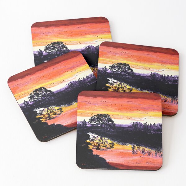 Item preview, Vernal Pool in Bright Sunset designed and sold by BreezyZen.