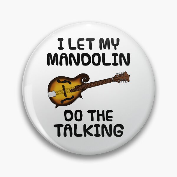 Item preview, I Let My Mandolin Do The Talking, Folk Musician Introvert designed and sold by doodlerob.