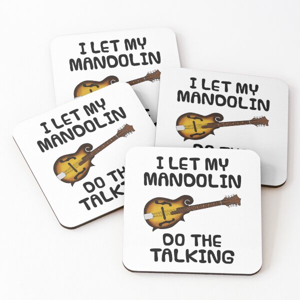 Item preview, I Let My Mandolin Do The Talking, Folk Musician Introvert designed and sold by doodlerob.