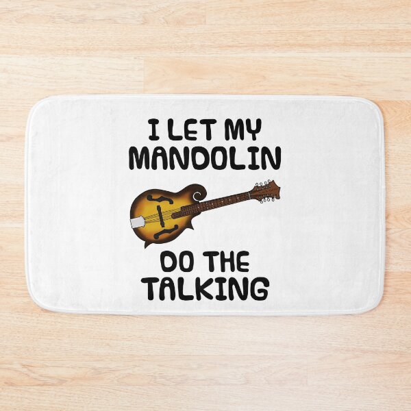 Item preview, I Let My Mandolin Do The Talking, Folk Musician Introvert designed and sold by doodlerob.