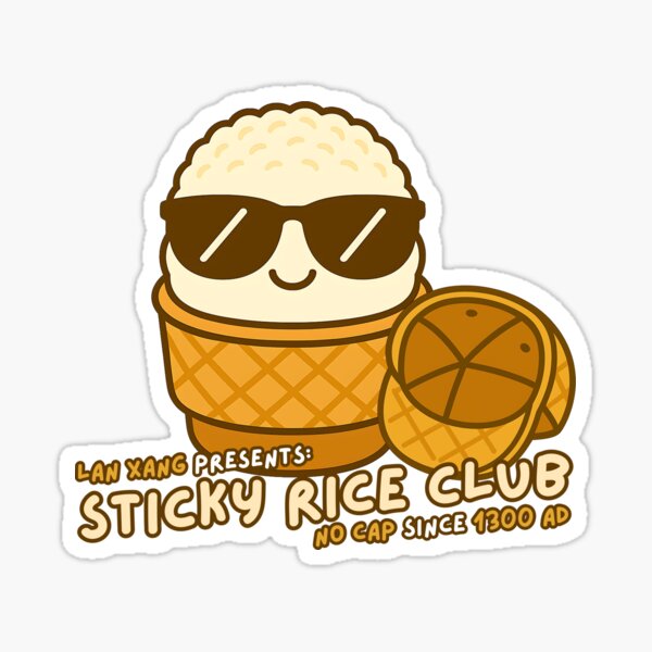 Item preview, Sticky Rice Club: No Cap Since 1300 AD designed and sold by JustLao.