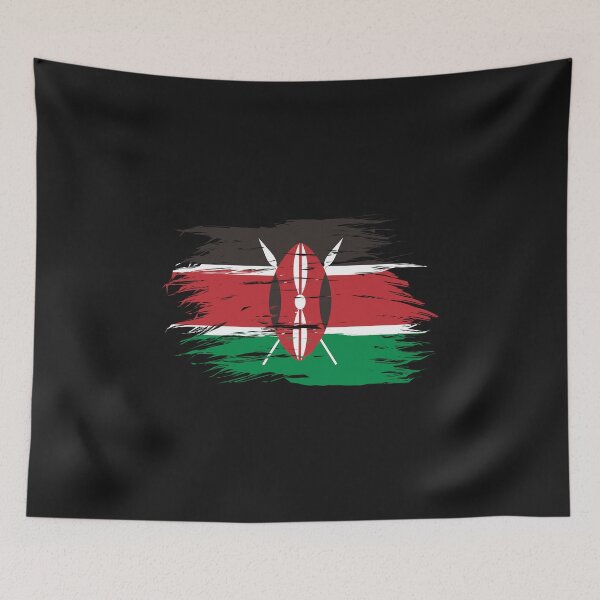 Item preview, Kenya Flag Art – Bold Symbol of Strength, Heritage, and Pride designed and sold by NINI-7Store.
