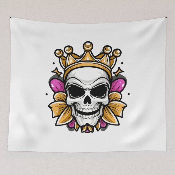 Item preview, Skull in a crown designed and sold by ArtCraftLab.
