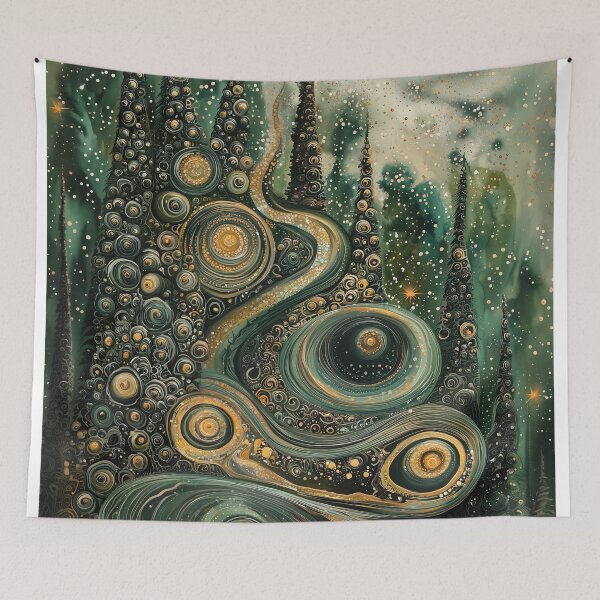Item preview, 1825 Cosmic Surrealist Dreamscape designed and sold by nikoart001.