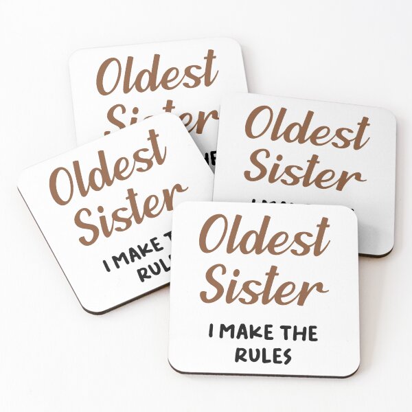 Item preview, Funny Oldest Sister Rules Sisters Matching Family Gatherings designed and sold by Stick-Artistry.