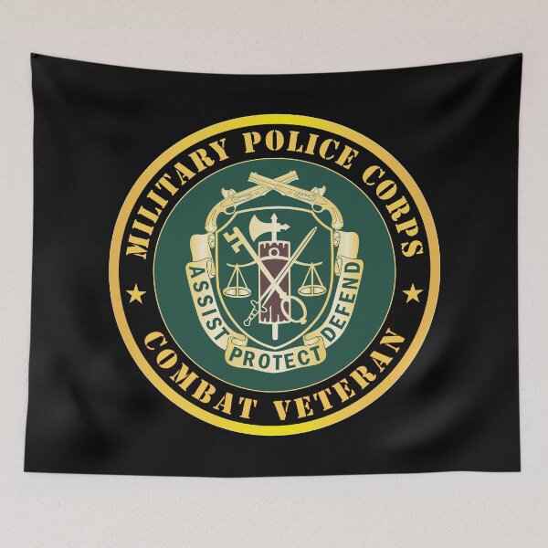 Item preview, Army - Military Police Corps Regimental Crest - Combat Veteran X 300 designed and sold by Military Insignia Products.