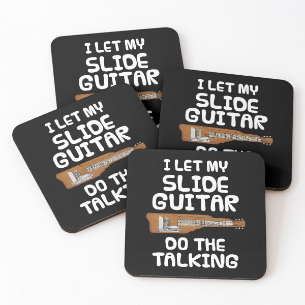 Item preview, I Let My Slide Guitar Do The Talking, Guitarist Introvert designed and sold by doodlerob.