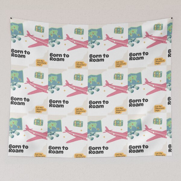 Item preview, Born to Roam - Travel Inspired Design  designed and sold by ByAisha.