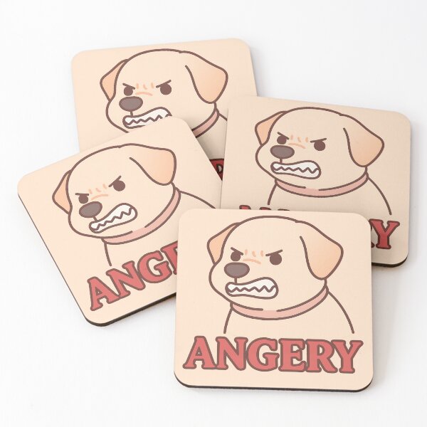 Item preview, ANGERY DOG - Meme designed and sold by Pastel Purrade.