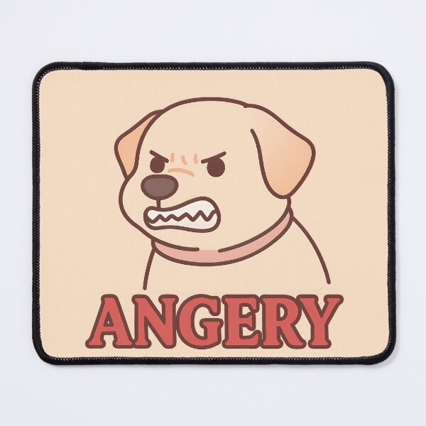 Item preview, ANGERY DOG - Meme designed and sold by Pastel Purrade.