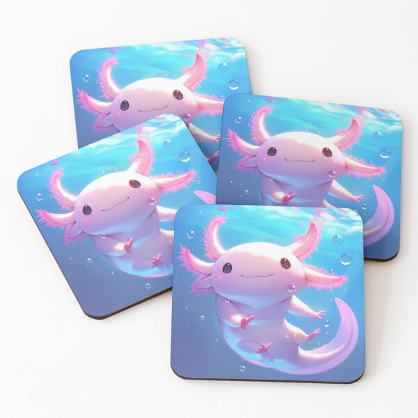 Item preview, Cute Axolotl Underwater Art designed and sold by SMARTKIT  DESIGNAGENCY.