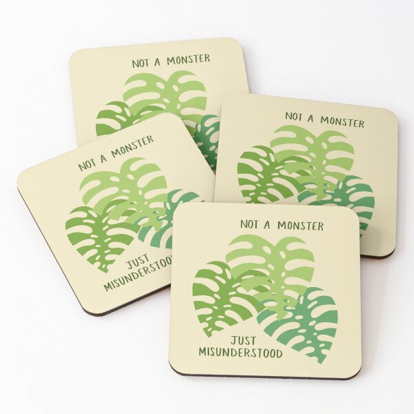Item preview, Monstera Just Misunderstood Minimalist Design designed and sold by PoeTatoes.