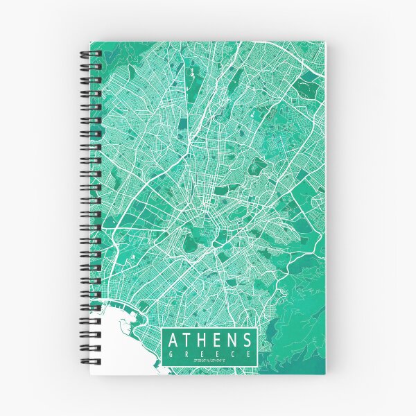 Item preview, Athens City Map of Greece - Watercolor designed and sold by deMAP.