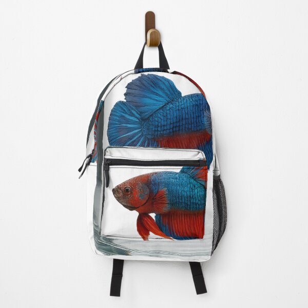 Item preview, Two betta fish gracefully swim inside a glass jar. designed and sold by CHAMP639.