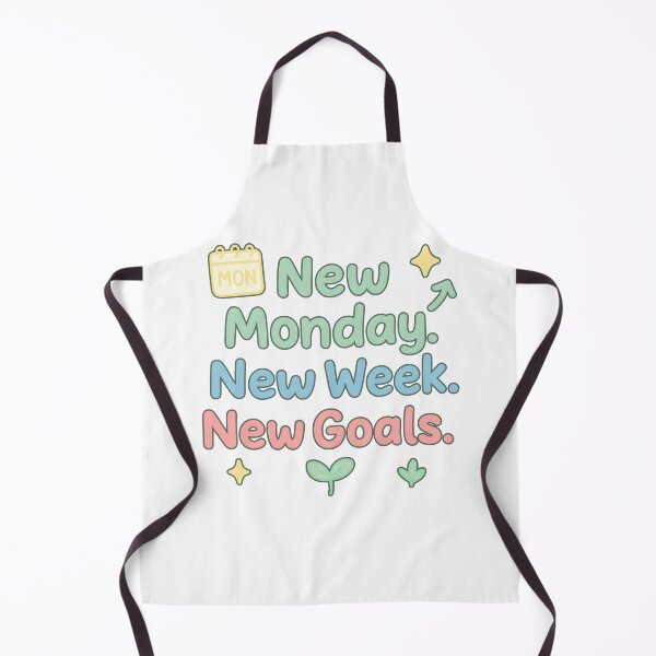 Item preview, New Monday New Week New Goals – Fresh Start Quote designed and sold by Infinity Drip Design.