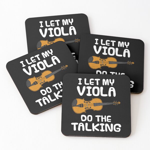 Item preview, I Let My Viola Do The Talking, Violist Introvert Funny designed and sold by doodlerob.