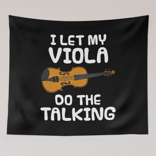 Item preview, I Let My Viola Do The Talking, Violist Introvert Funny designed and sold by doodlerob.