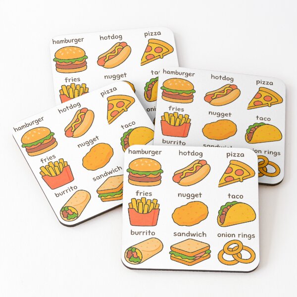 Item preview, Illustrated Fast Food designed and sold by QuirkBeasts.