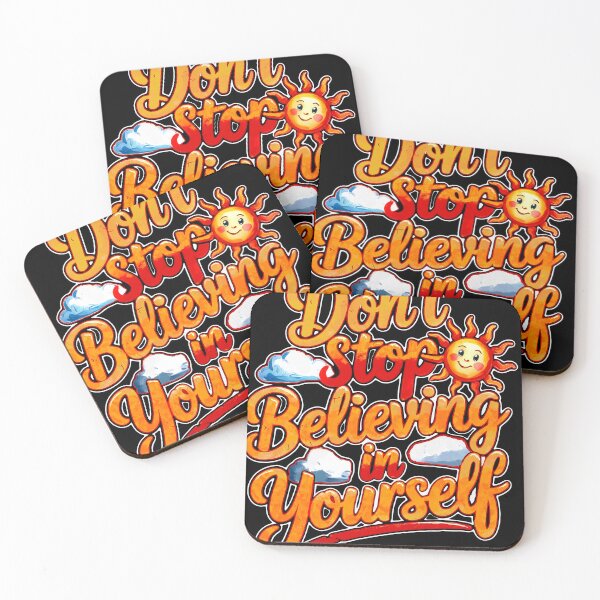 Item preview, Don’t stop believing in yourself, motivational design designed and sold by mwebba2005.