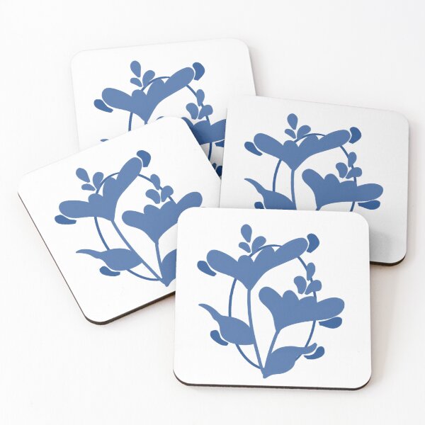 Item preview, Porcelain Blue Flowers designed and sold by sleepyheadedbb.