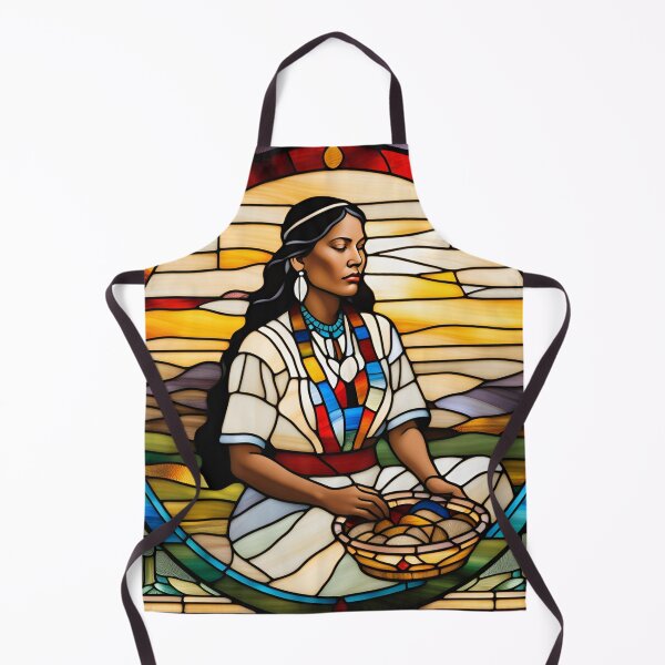 Item preview, Divine Empowerment: The Indigenous Woman Meditating designed and sold by CeciliaGomezArt.