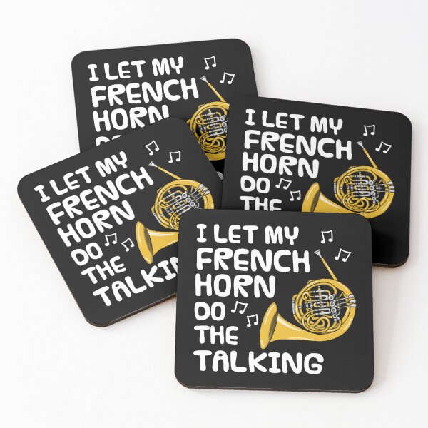 Item preview, I Let My French Horn Do The Talking, Brass Musician Introvert Funny designed and sold by doodlerob.