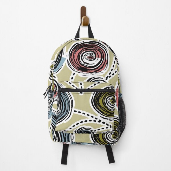 Item preview, Retro Swirl Pastel Olive designed and sold by PasdeChatDesign.