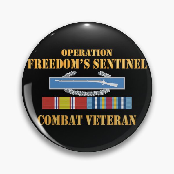Item preview, Army -  Operation Freedom’s Sentinel (OFS) SVC Bar  w CIB - Combat Veteran X 300 designed and sold by Military Insignia Products.