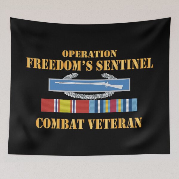 Item preview, Army -  Operation Freedom’s Sentinel (OFS) SVC Bar  w CIB - Combat Veteran X 300 designed and sold by Military Insignia Products.