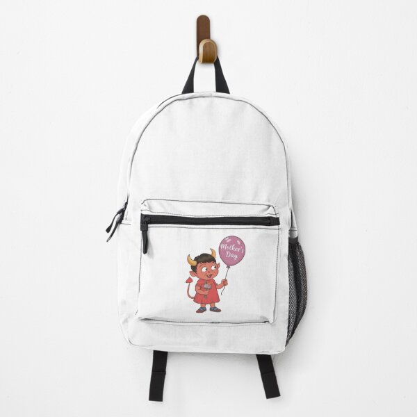 Item preview, Little child, devil with flowers and balloon for Mother's Day designed and sold by MagelliShop.